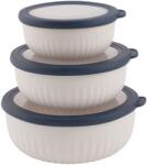 Outwell Cookout Bowl Set with Lids Culoare: bej/albastru (651271) Castron