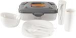 Easy Camp Picnic Box M Culoare: gri/alb (680239) Serviciu de masa
