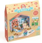 DJECO Casuta miniaturala de asamblat si colorat Mia, Djeco (DJ08034) - ookee