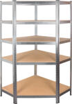 AGA Sarok fém polcrendszer 180x90x40 cm 5 polc (MR4604)