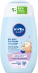 NIVEA Baby 2 az 1-ben test- és hajmosó gél Jó éjt 200 ml (5900017090436)