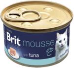 Brit Premium by Nature Macska Mousse Tonhallal 12x 85 g
