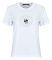 Karl Lagerfeld Rövid ujjú pólók IKON RS CIRCLE T-SHIRT Fehér EU M