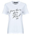 Karl Lagerfeld Rövid ujjú pólók WITH LOVE T-SHIRT Fehér EU S