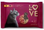My Love My Love Set tasakok macskáknak csirkével és marhahússal szószban 4 x 85 g (4820269142404)