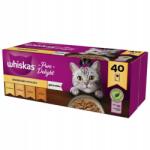Whiskas nedves macskaeledel csirke pulyka baromfi kacsa zselében 40x85 g (5900951302350)