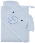 Eevi Frottír törölköző kapucnival MELLOW 100x100cm - kék