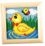 Orchidea Hímzés Kerettel. Az Első Hímzésem Kiskacsa (1503)