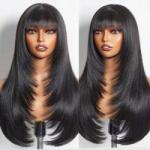 Shein Paróka, fekete, hosszú haj, frufruval (sb2411128228389910)