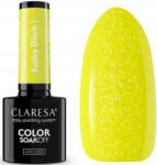 Claresa Funky Disco 1 Hibrid lakk Neon Sárga 5ml (5903819826494)