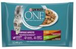 ONE tasakok macskáknak Nehéz étvágyú húsválogatás lében 48x85 g (12500034)