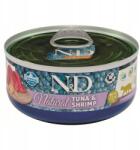Farmina N&d Cat Natural 70g Nedves Macskaeledel Tonhal Garnélarák (PND080138)