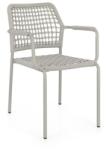 Bizzotto RAJADA szürke alumínium kerti szék - dodo - 237 590 Ft