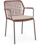 Bizzotto Homemotion CANAR terrakotta acél kerti szék