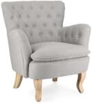 Bizzotto ORLINS ezüst buklé fotel