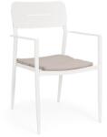 Bizzotto NEBULA fehér alumínium szék