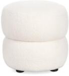 Bizzotto GABBY fehér szövet puff