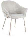 Bizzotto CASSIDY ezüst bársony szék
