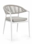 Bizzotto MILLOR fehér alumínium szék