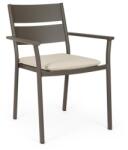 Bizzotto Homemotion MOLOKAI szürke alumínium szék