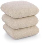 Bizzotto ANTARA ezüst szövet puff