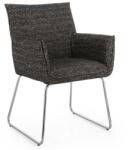 Bizzotto EVELYN szürke szövet szék