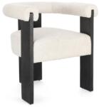 Bizzotto AGAPE törtfehér buklé szék