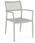 Bizzotto CALETA ezüst alumínium szék