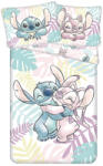 Stitch Disney Lilo és Stitch, A csillagkutya Leaves ágyneműhuzat 140×200cm, 70×90 cm (JFK039328)