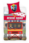Sam a tűzoltó Rescue Squad ágyneműhuzat 140×200cm, 70x90 cm