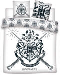Harry Potter White dupla, kétszemélyes ágyneműhuzat 240×220cm, 65x65 cm