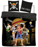 One Piece Captain Luffy dupla, kétszemélyes ágyneműhuzat 240×220cm, 65x65 cm - ostore