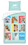Állatok Animal Planet Too Cute ágyneműhuzat 140×200cm, 70×90 cm