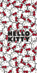 Hello Kitty Red Bows fürdőlepedő, strand törölköző 70x140cm (JFK040362) - ostore
