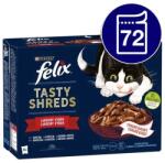 FELIX Tasty Shreds tasakok macskáknak marha, csirke, kacsa, pulyka 72x80 g