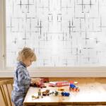  Ablakfólia matt statikus Uv ragasztó nélkül 3D Adatvédelem WC-hez 50x400 cm (folia okienna dekoracyjna)