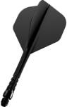 Mission Fluturas si tija darts Mission Force 90 Vortex negru, fluturas No2 si tija lunga (M001770)