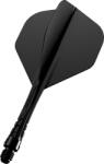 Mission Fluturas si tija darts Mission Force 90 Vortex negru, Fluturas No2 si tija medie (M001769)