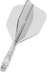 Mission Fluturas si tija darts Mission Force 90 Vortex transparent, fluturas No2 si tija scurta (M001810)