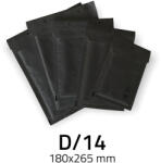  Légpárnás Boríték (buborékos boríték) D/14 fekete - 180x265 mm