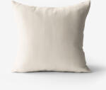 Goldea lenvászon keverék párnahuzat - elefántcsontszín 40 x 40 cm