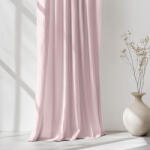 Goldea lenvászon keverék drapéria - púderrózsaszín 140x145 cm