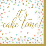  Konfetti Cake Time szalvéta 36 db-os 33x33 cm (DPA711926) - eking