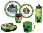 Minecraft étkészlet szett 6 db-os (Creeper) (EKING0374)