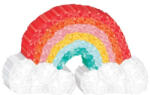  Retro Rainbow mini dekoráció 19 cm (DPA244066)
