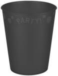 Black, Fekete micro prémium műanyag pohár 250 ml (PNN96497) - eking