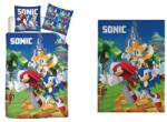  Sonic a sündisznó gyerek, ovis ágyneműhuzat és polár takaró szett (EKING0143)