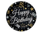  Happy Birthday B&C papírtányér 6 db-os 18 cm (MLG160680)