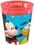  Disney Mickey Rock the House micro prémium műanyag pohár szett 4 db-os 250 ml (PNN96779)