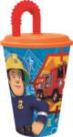  Sam a tűzoltó Rescue Mission szívószálas pohár, műanyag 430 ml (STF84630)